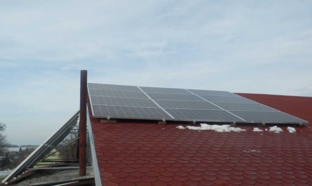 Fotovoltaika pro rodinný dům o výkonu 4,6kW